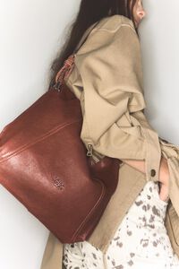 Bolsa paper mediana piel tostada oscura Bolsa paper mediana piel tostada oscura