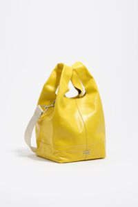 Bolsa bandolera Paper mediana piel amarilla