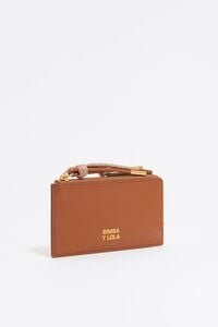 Tan leather card holder/coin purse Tan leather card holder/coin purse